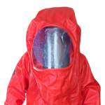 لباس ضد گازهای شیمیایی قرمز