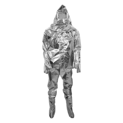 لباس آلومینیومی نسوز ۱۲۰۰ درجه ۵ تکه نقره ای
